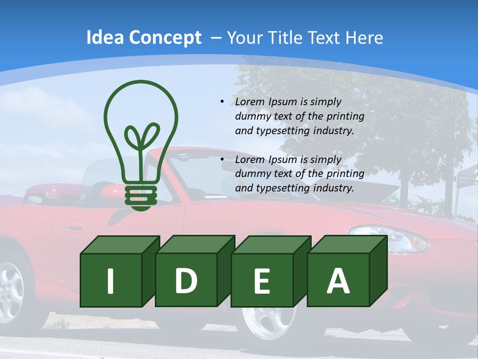 Mazda Miata PowerPoint Template