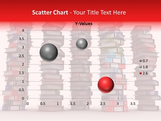 Stack Of Binders (Render) PowerPoint Template