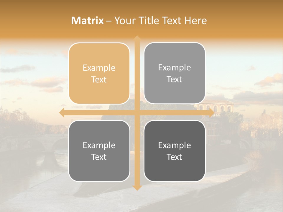 Isola Tiberina Island Of Tiberium In Rome PowerPoint Template