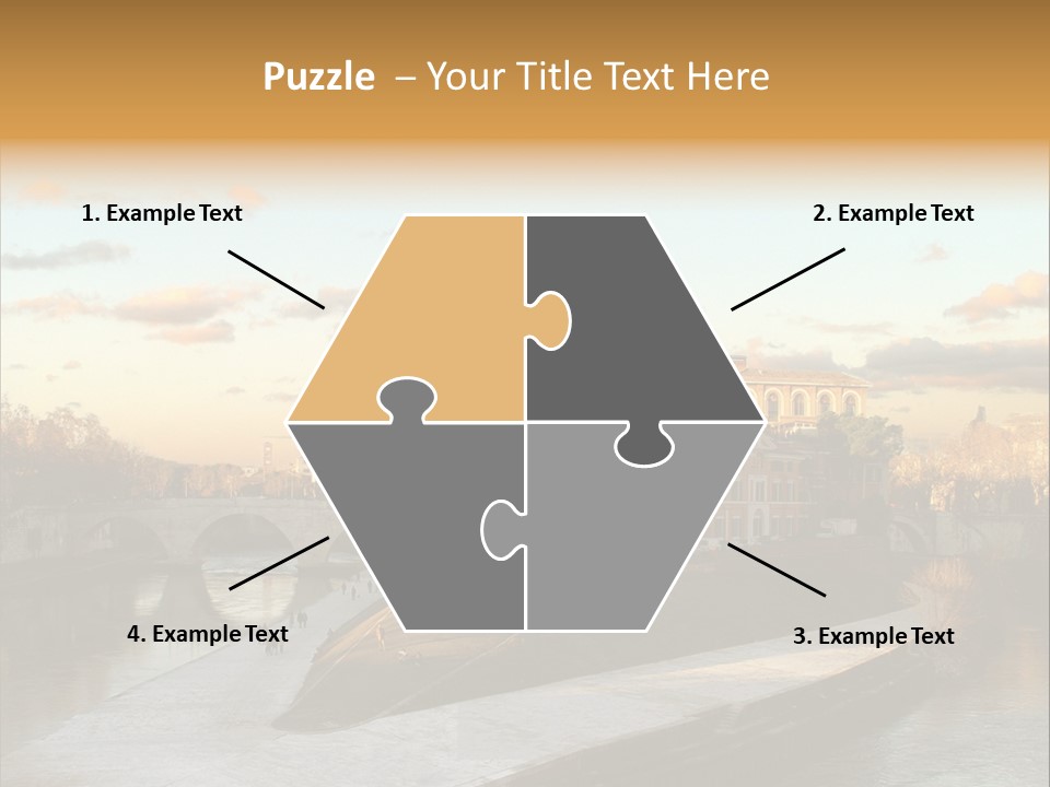 Isola Tiberina Island Of Tiberium In Rome PowerPoint Template