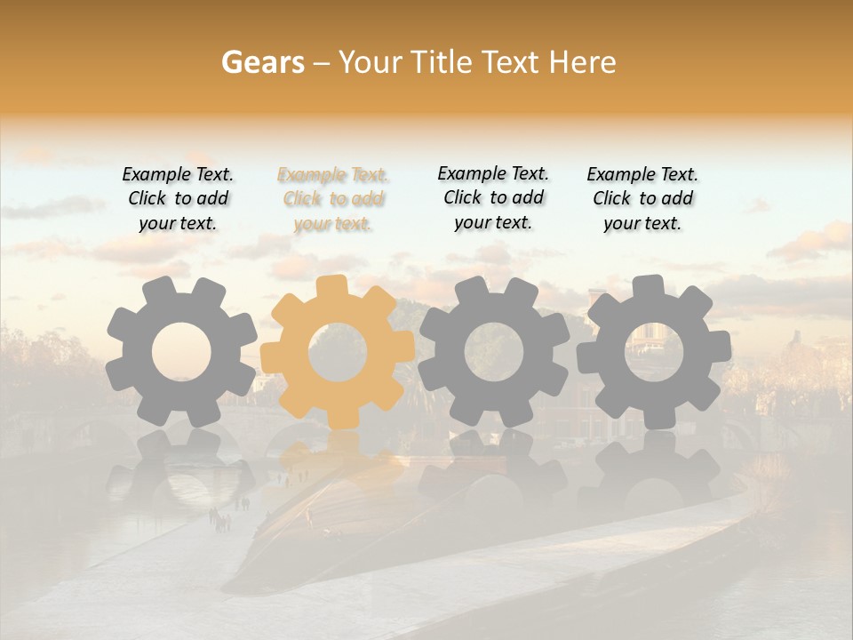 Isola Tiberina Island Of Tiberium In Rome PowerPoint Template