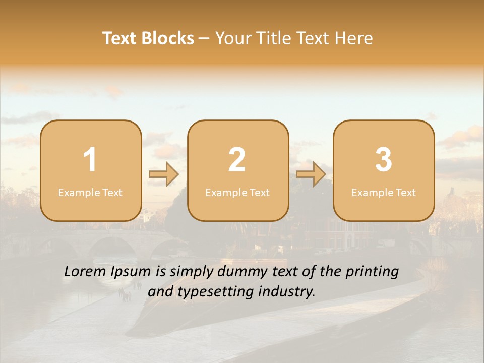 Isola Tiberina Island Of Tiberium In Rome PowerPoint Template