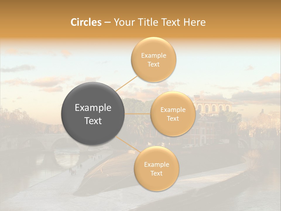 Isola Tiberina Island Of Tiberium In Rome PowerPoint Template