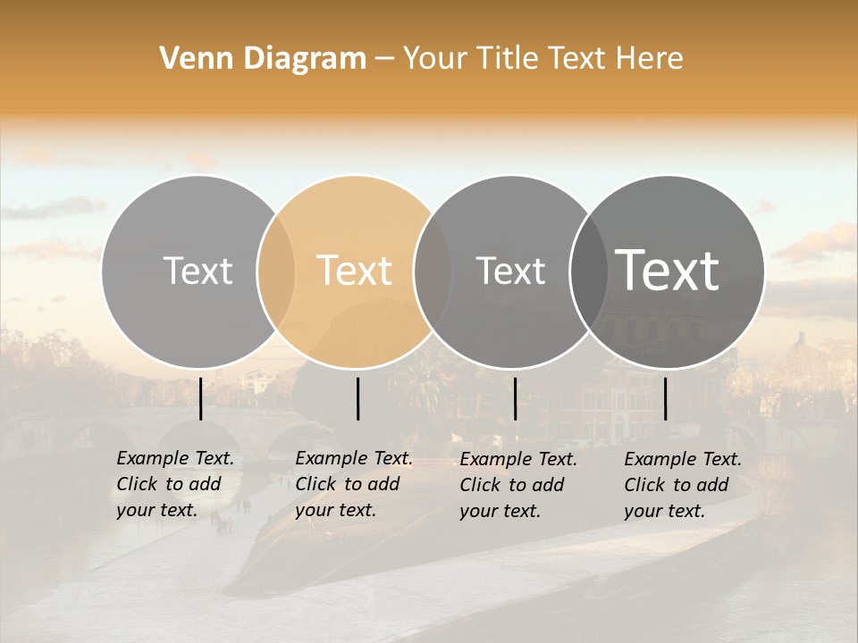 Isola Tiberina Island Of Tiberium In Rome PowerPoint Template