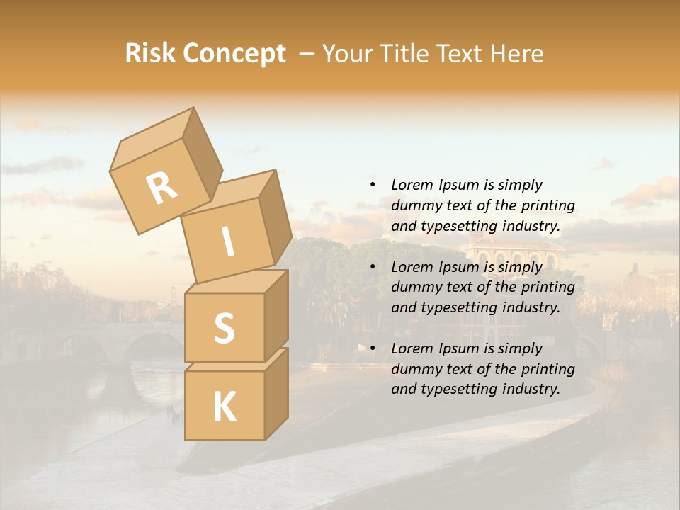 Isola Tiberina Island Of Tiberium In Rome PowerPoint Template