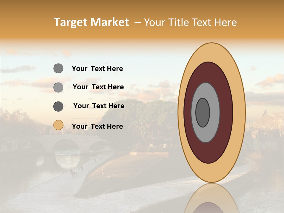 Isola Tiberina Island Of Tiberium In Rome PowerPoint Template