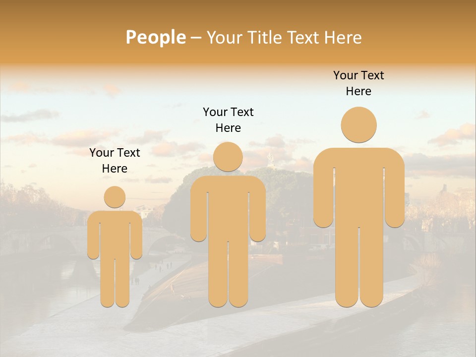 Isola Tiberina Island Of Tiberium In Rome PowerPoint Template