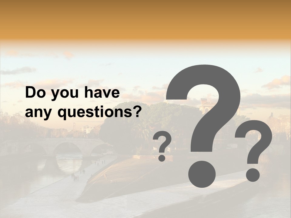 Isola Tiberina Island Of Tiberium In Rome PowerPoint Template