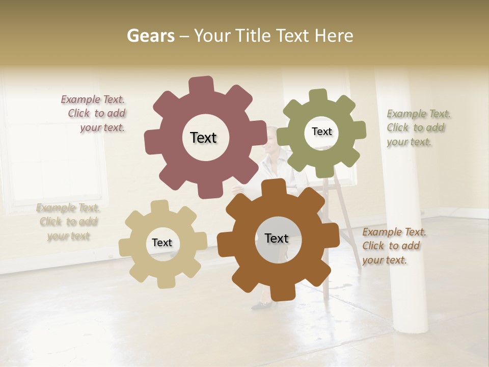 Pretty Woman With Her Beautiful Mother And Daughter. PowerPoint Template