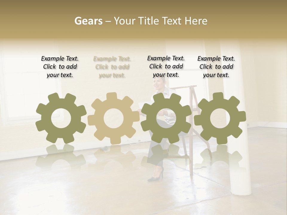 Pretty Woman With Her Beautiful Mother And Daughter. PowerPoint Template