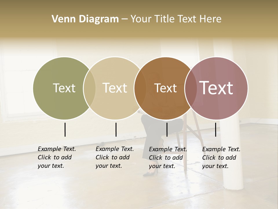 Pretty Woman With Her Beautiful Mother And Daughter. PowerPoint Template