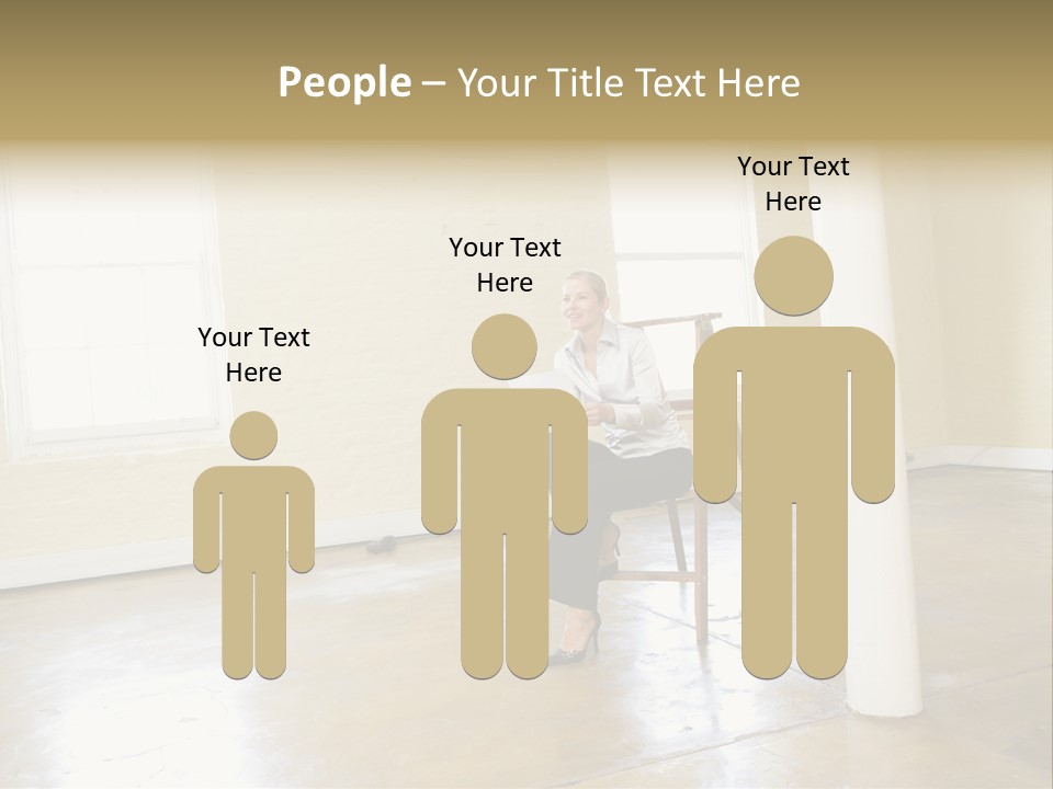 Pretty Woman With Her Beautiful Mother And Daughter. PowerPoint Template