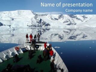 Expedition To Antarctica PowerPoint Template