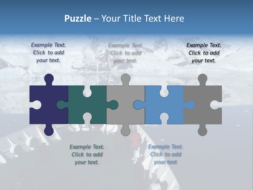 Expedition To Antarctica PowerPoint Template