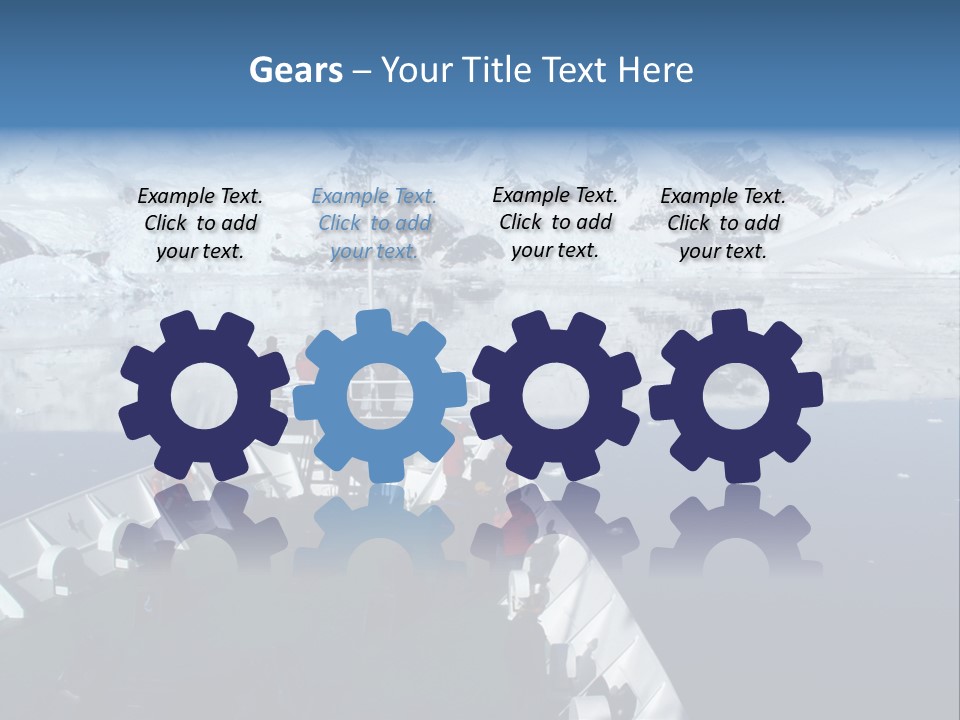 Expedition To Antarctica PowerPoint Template