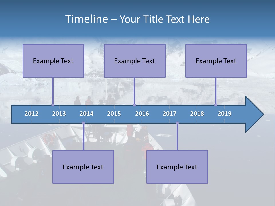 Expedition To Antarctica PowerPoint Template