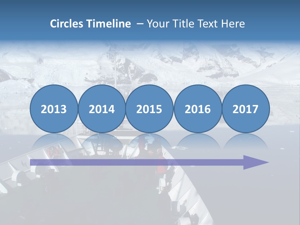 Expedition To Antarctica PowerPoint Template