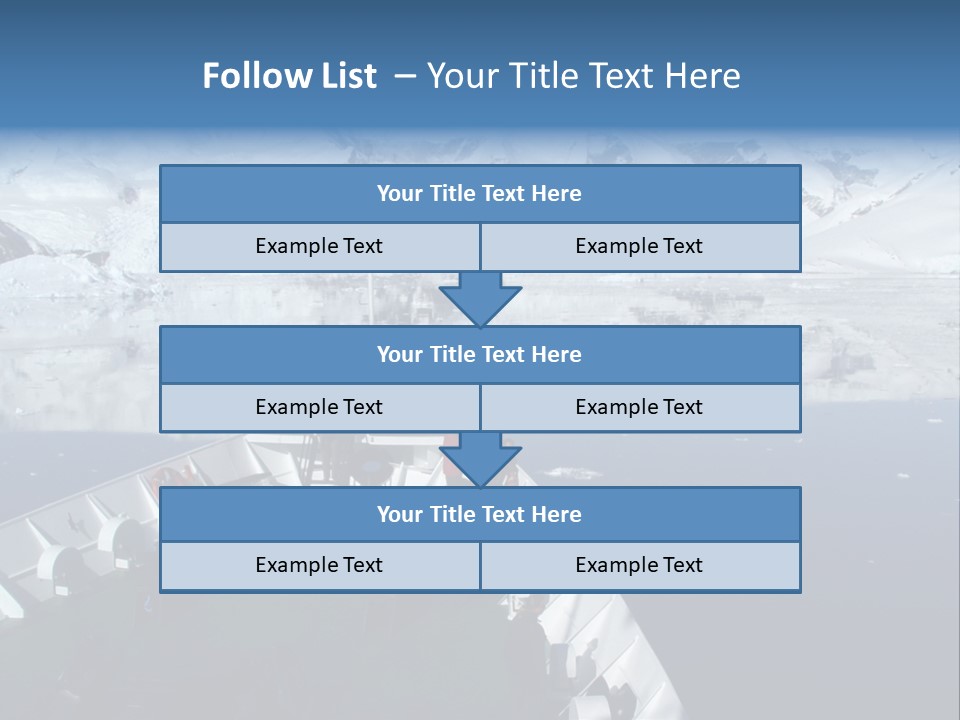 Expedition To Antarctica PowerPoint Template