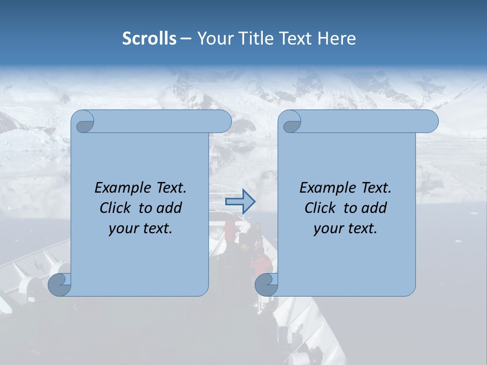 Expedition To Antarctica PowerPoint Template