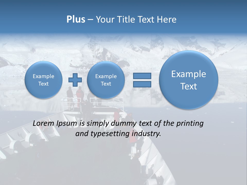 Expedition To Antarctica PowerPoint Template