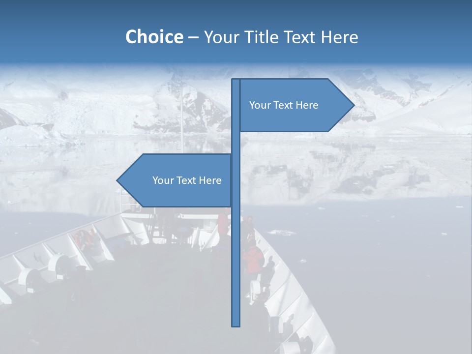 Expedition To Antarctica PowerPoint Template