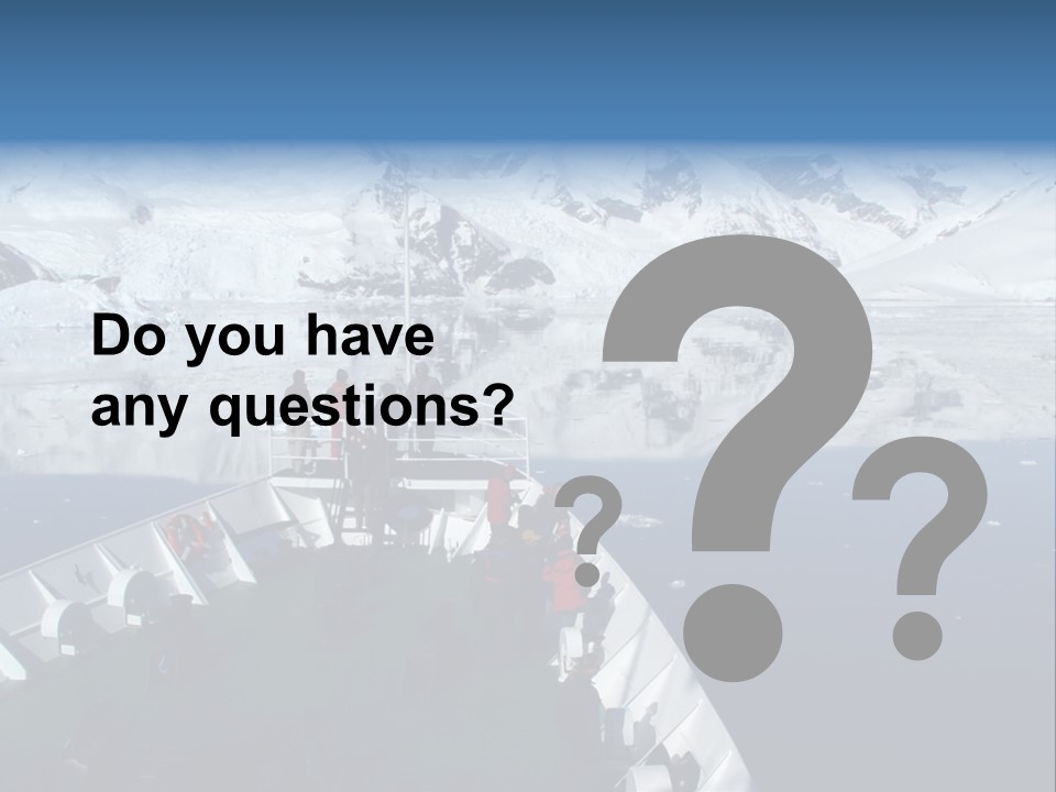 Expedition To Antarctica PowerPoint Template