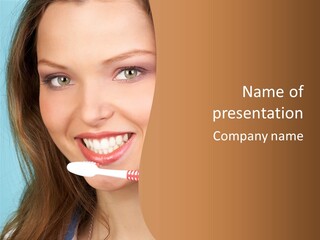 Great Healthy Teeth PowerPoint Template