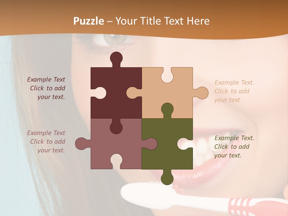 Great Healthy Teeth PowerPoint Template