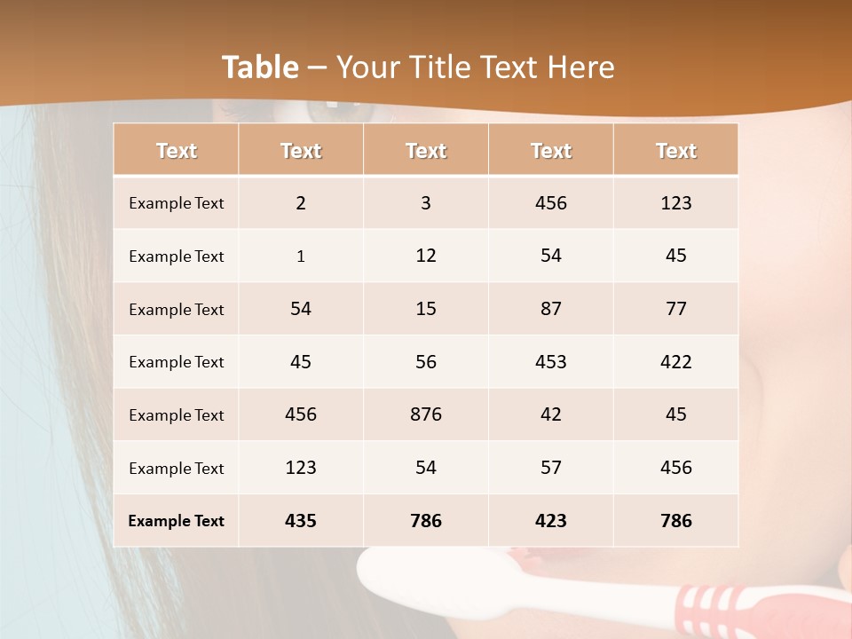 Great Healthy Teeth PowerPoint Template