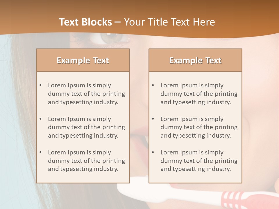 Great Healthy Teeth PowerPoint Template