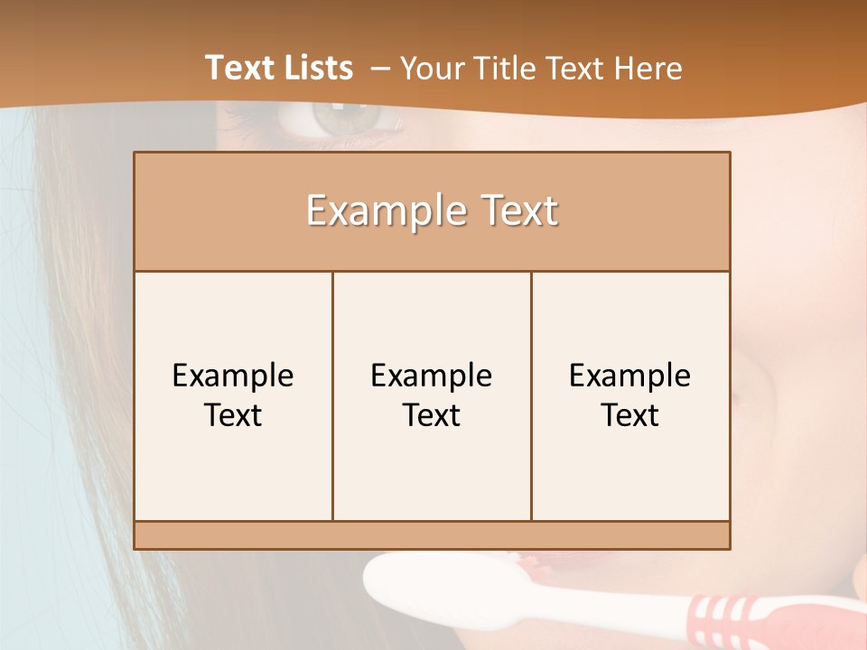 Great Healthy Teeth PowerPoint Template