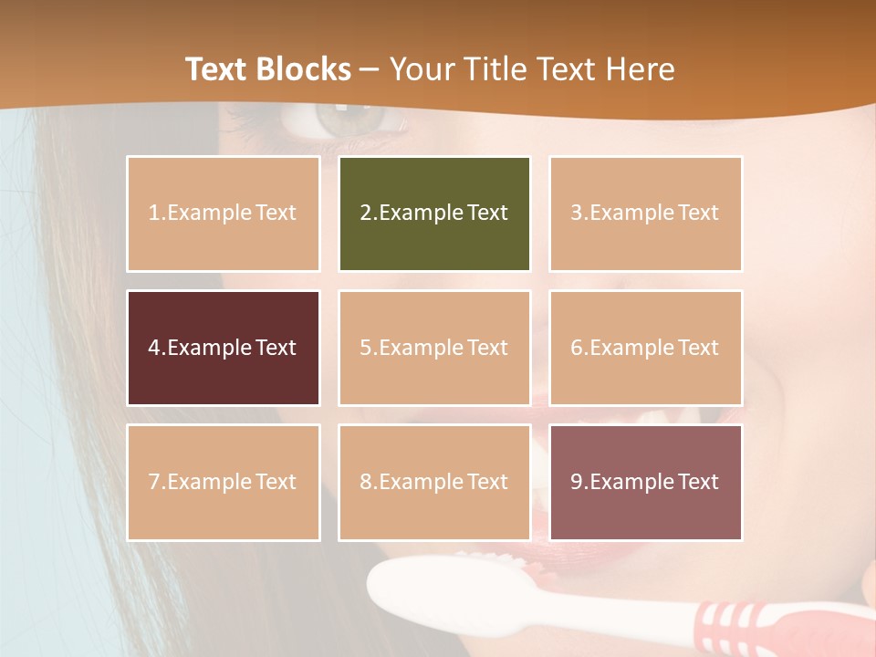 Great Healthy Teeth PowerPoint Template