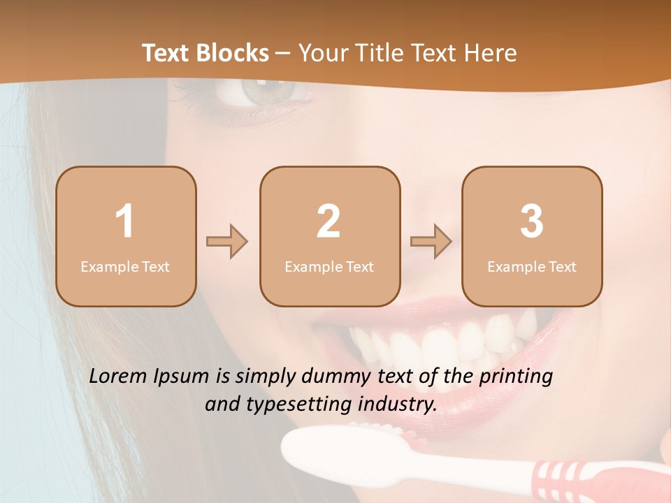 Great Healthy Teeth PowerPoint Template