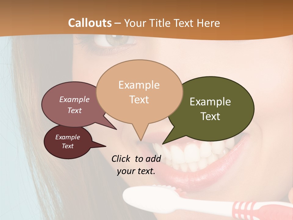 Great Healthy Teeth PowerPoint Template