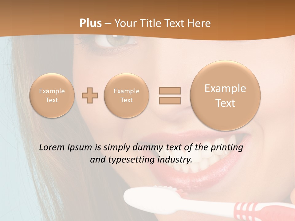 Great Healthy Teeth PowerPoint Template