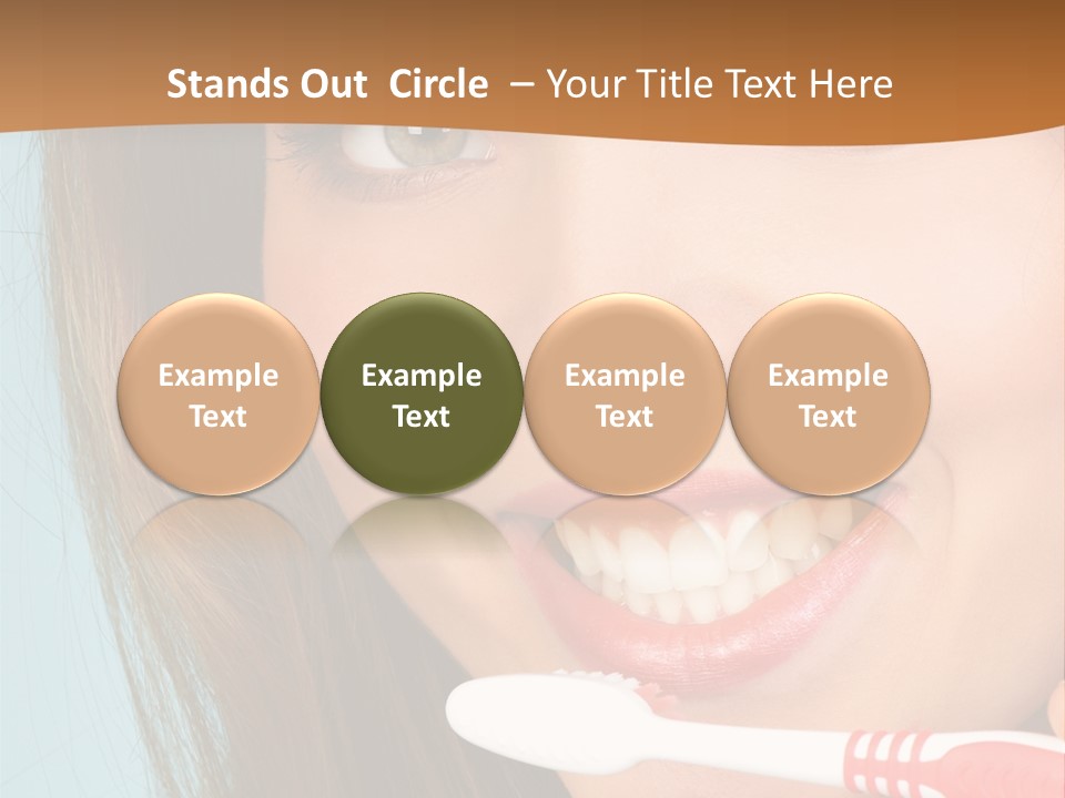 Great Healthy Teeth PowerPoint Template