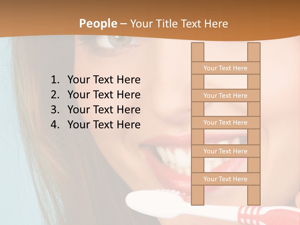 Great Healthy Teeth PowerPoint Template