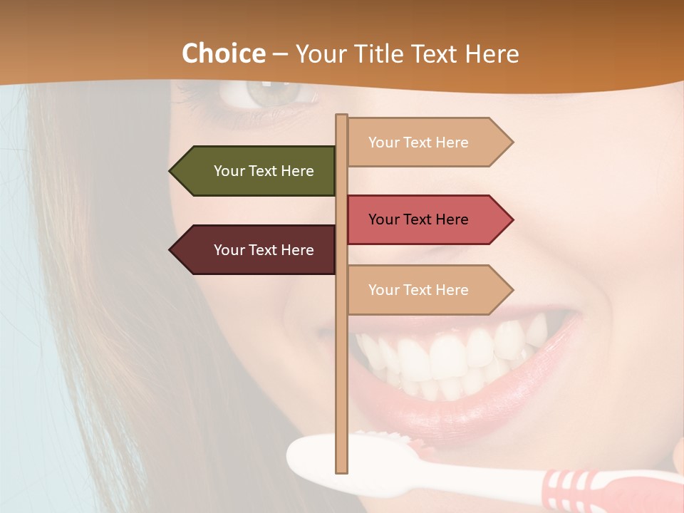 Great Healthy Teeth PowerPoint Template