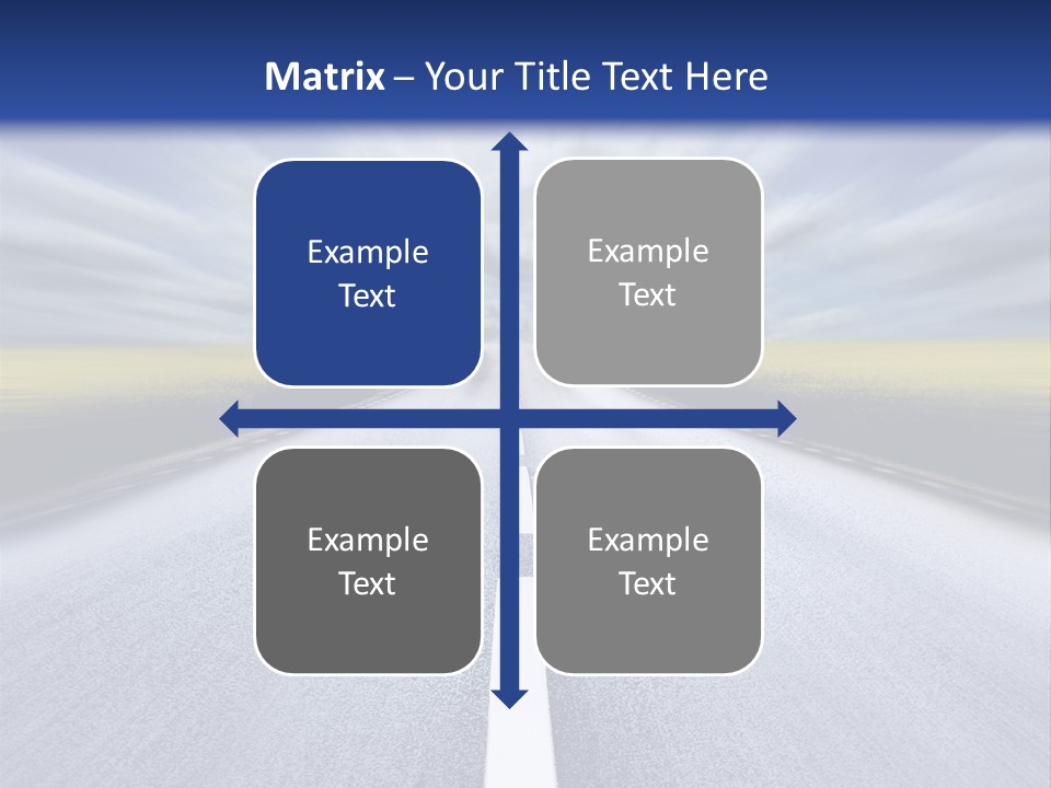 Highway/Motion Blur PowerPoint Template