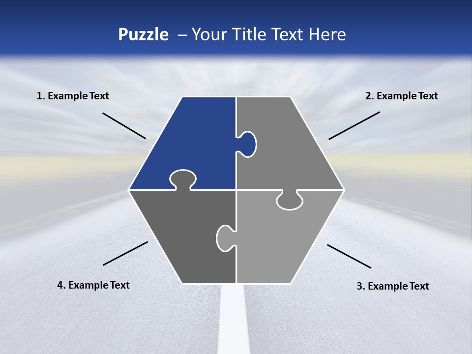 Highway/Motion Blur PowerPoint Template
