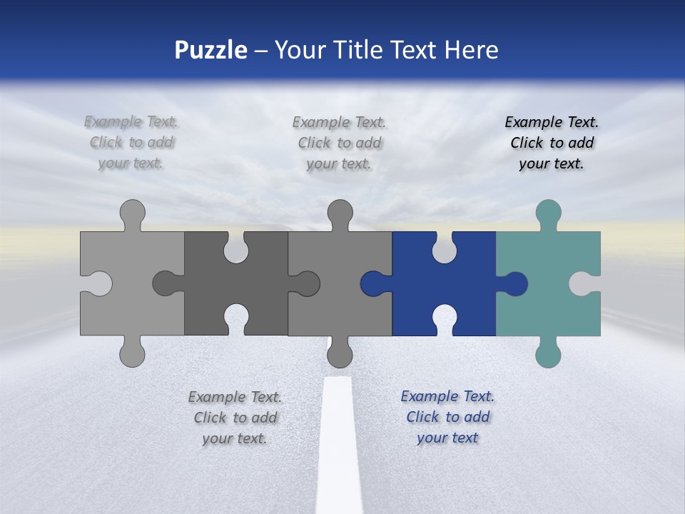 Highway/Motion Blur PowerPoint Template