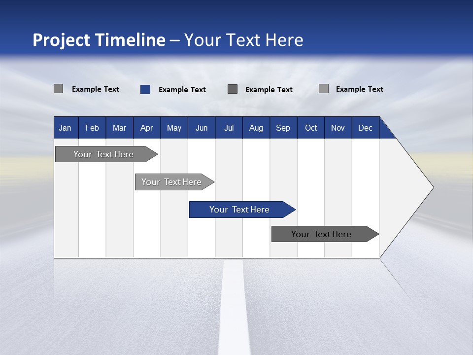 Highway/Motion Blur PowerPoint Template