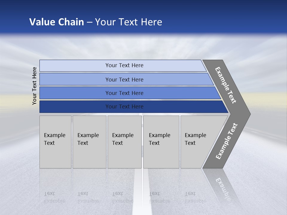 Highway/Motion Blur PowerPoint Template
