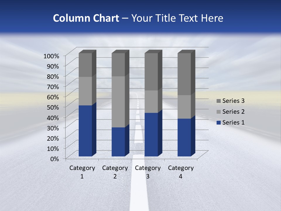 Highway/Motion Blur PowerPoint Template