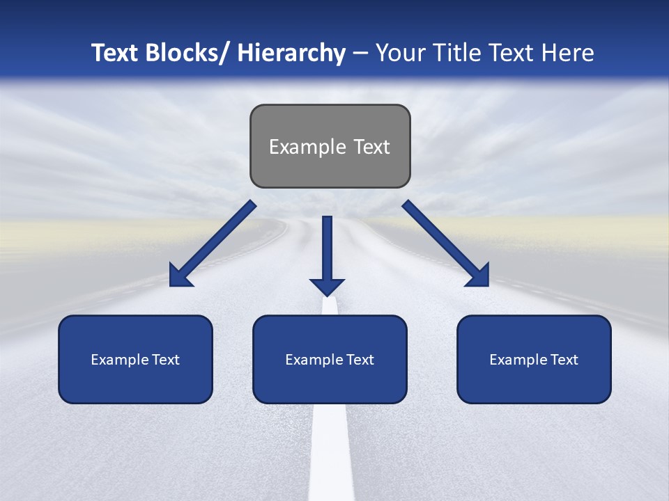 Highway/Motion Blur PowerPoint Template