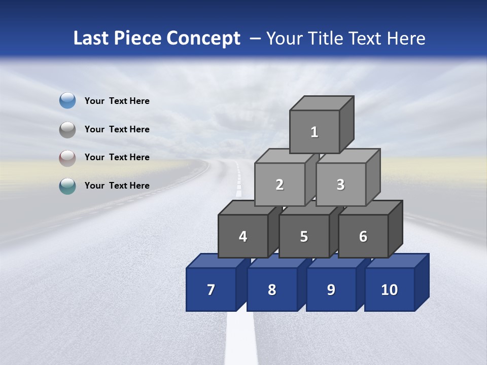 Highway/Motion Blur PowerPoint Template