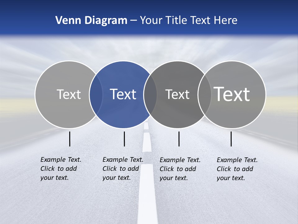 Highway/Motion Blur PowerPoint Template