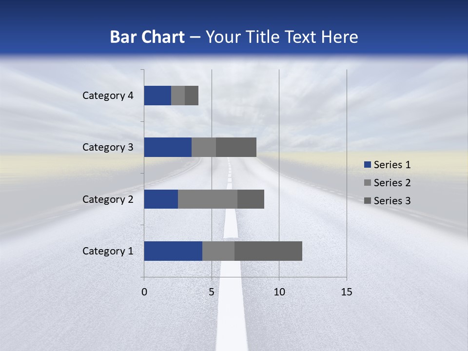 Highway/Motion Blur PowerPoint Template