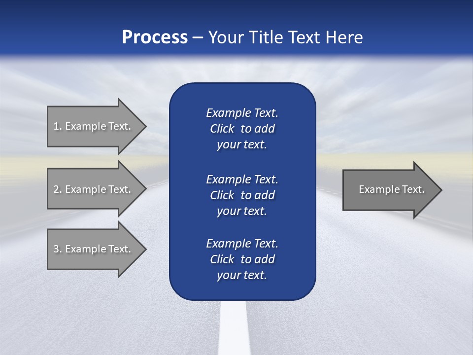 Highway/Motion Blur PowerPoint Template