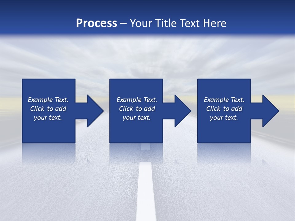 Highway/Motion Blur PowerPoint Template